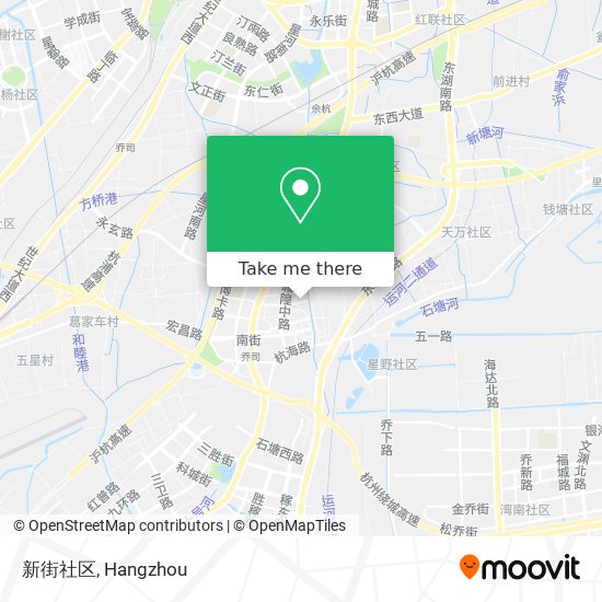 新街社区 map