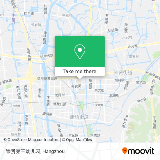崇贤第三幼儿园 map