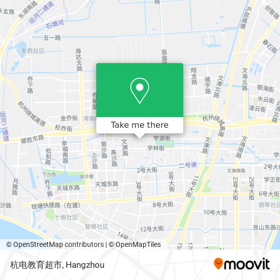 杭电教育超市 map