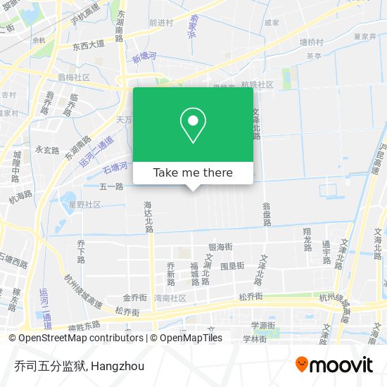 乔司五分监狱 map