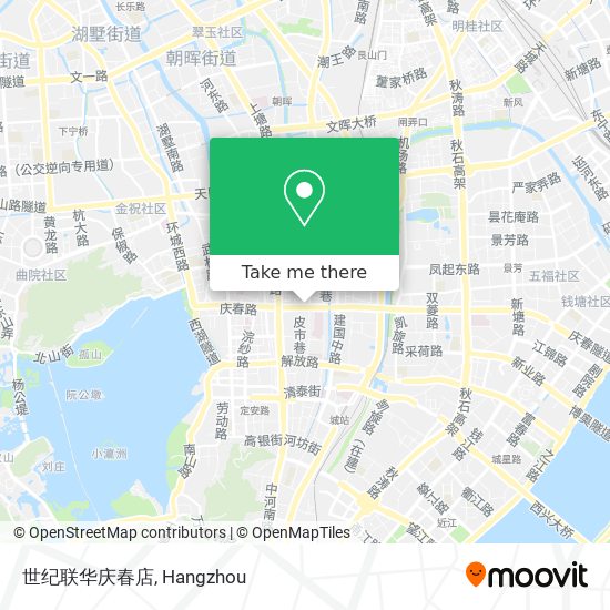 世纪联华庆春店 map