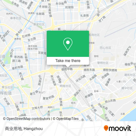 商业用地 map