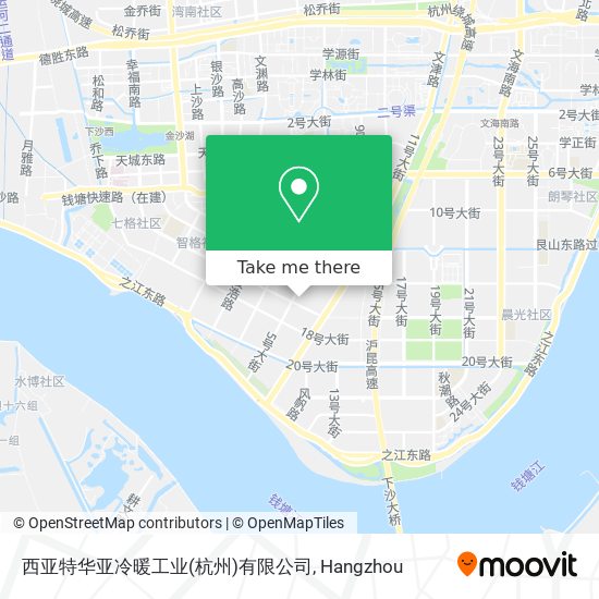 西亚特华亚冷暖工业(杭州)有限公司 map