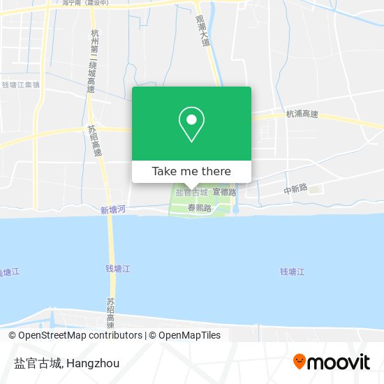 盐官古城 map