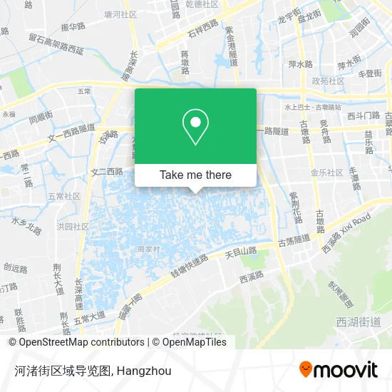 河渚街区域导览图 map