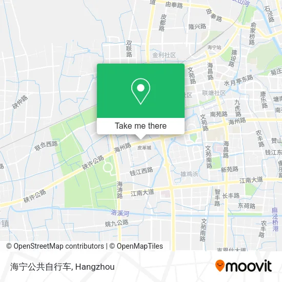 海宁公共自行车 map