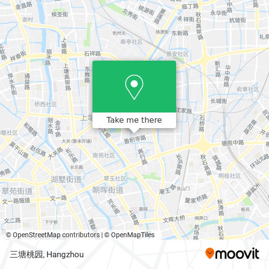 三塘桃园 map