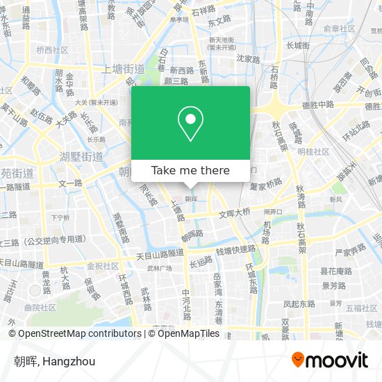 朝晖 map