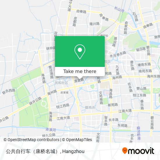 公共自行车（康桥名城） map