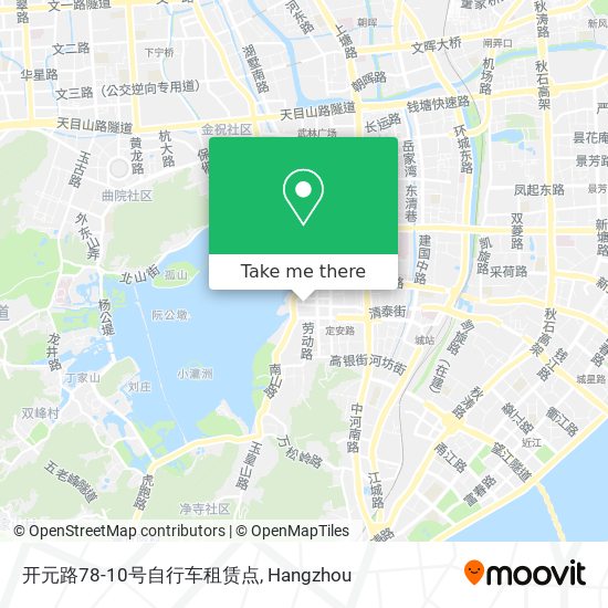 开元路78-10号自行车租赁点 map
