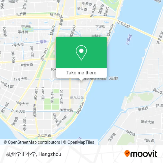 杭州学正小学 map