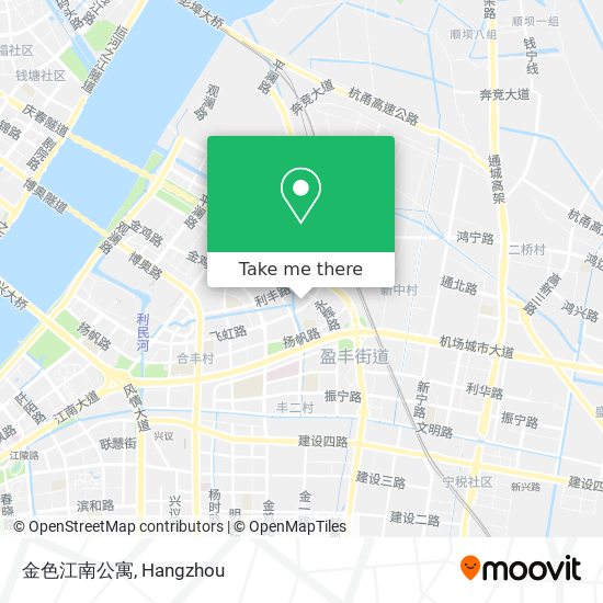 金色江南公寓 map