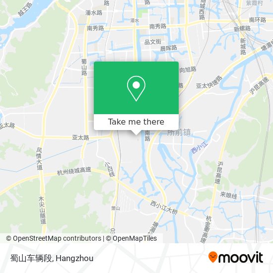蜀山车辆段 map