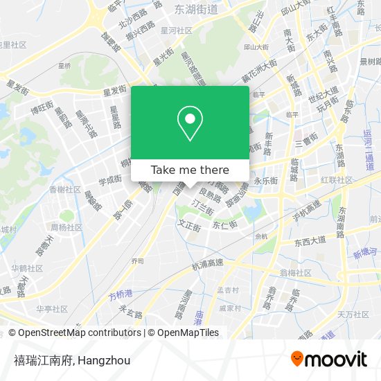 禧瑞江南府 map