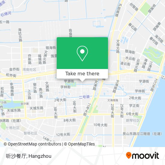 听沙餐厅 map