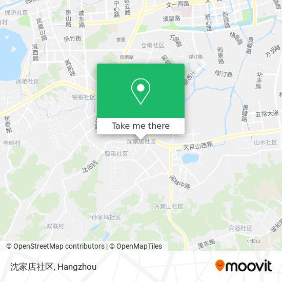 沈家店社区 map
