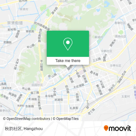 秋韵社区 map