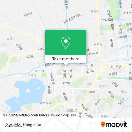 文昌社区 map