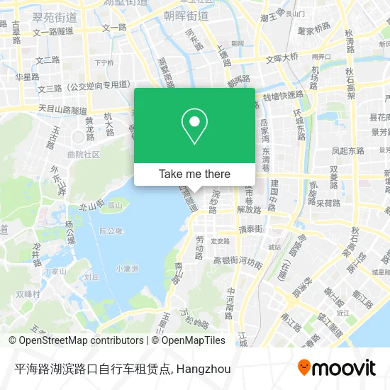 平海路湖滨路口自行车租赁点 map