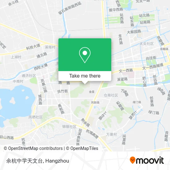 余杭中学天文台 map