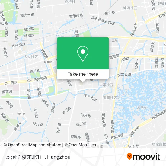 蔚澜学校东北1门 map