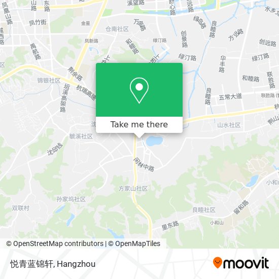 悦青蓝锦轩 map