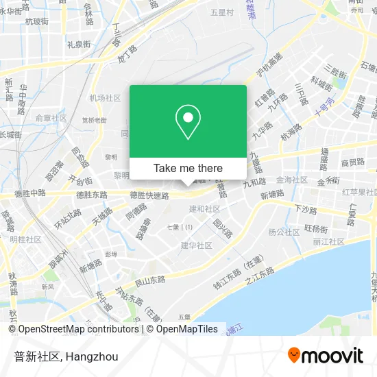 普新社区 map