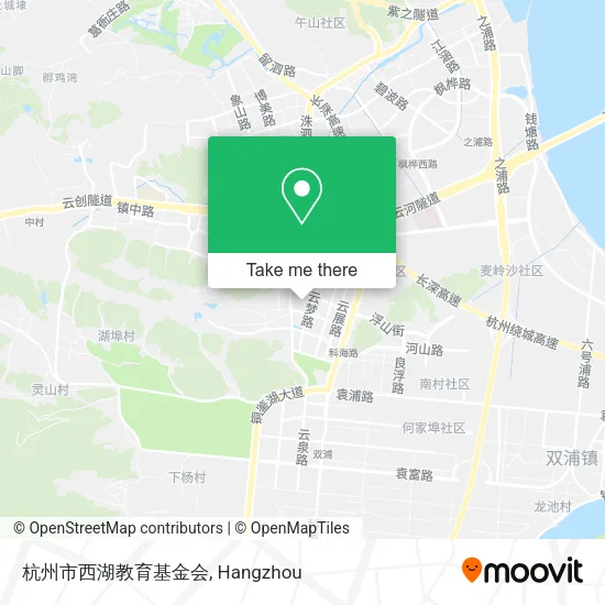 杭州市西湖教育基金会 map