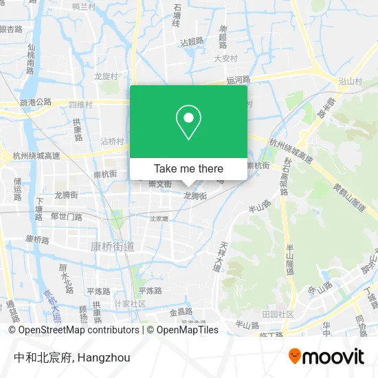 中和北宸府 map