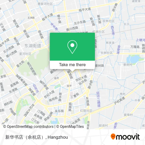 新华书店（余杭店） map