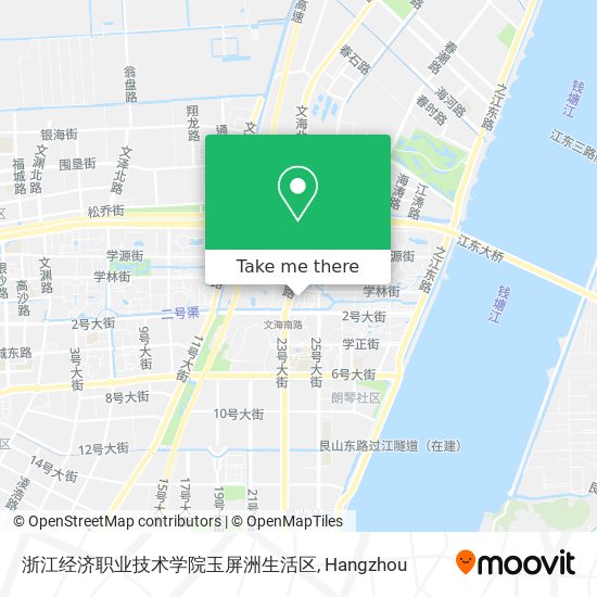 浙江经济职业技术学院玉屏洲生活区 map