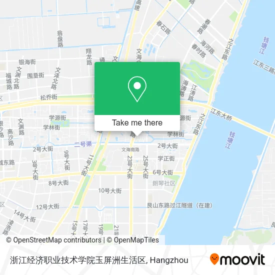 浙江经济职业技术学院玉屏洲生活区 map