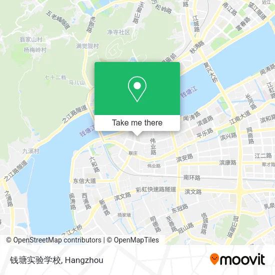 钱塘实验学校 map