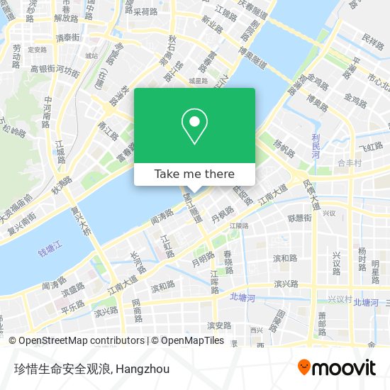 珍惜生命安全观浪 map