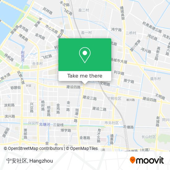 宁安社区 map
