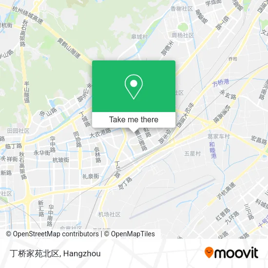 丁桥家苑北区 map