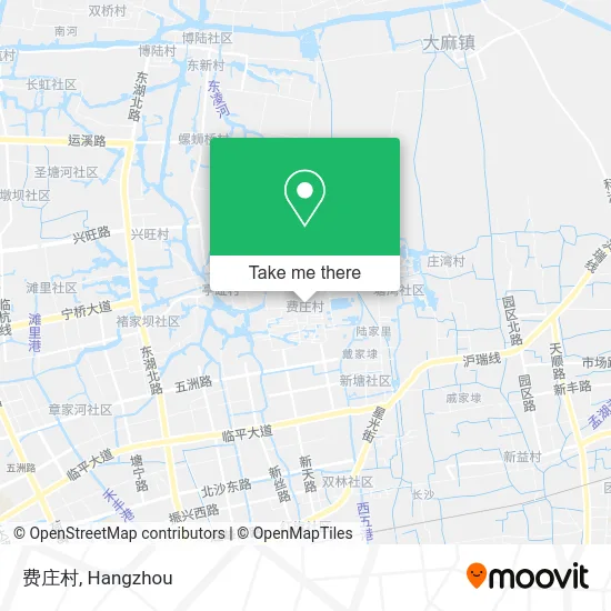 费庄村 map