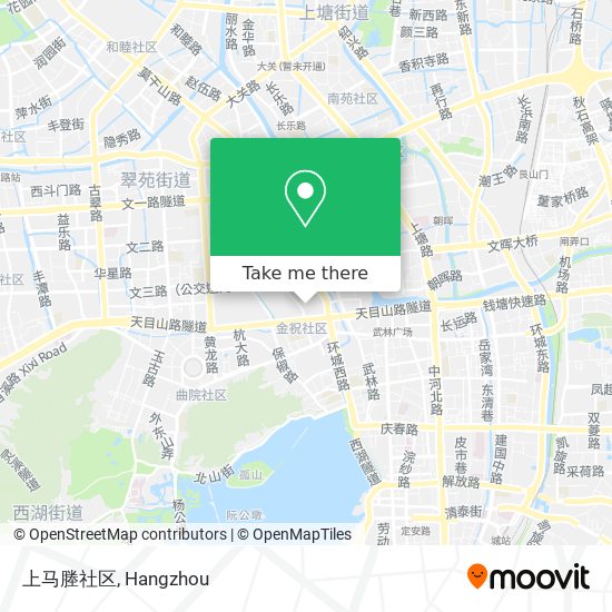 上马塍社区 map
