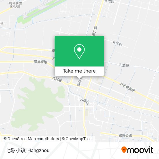 七彩小镇 map