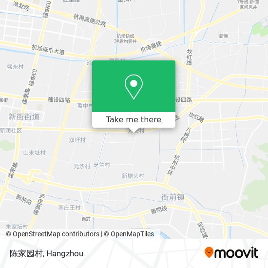 陈家园村 map