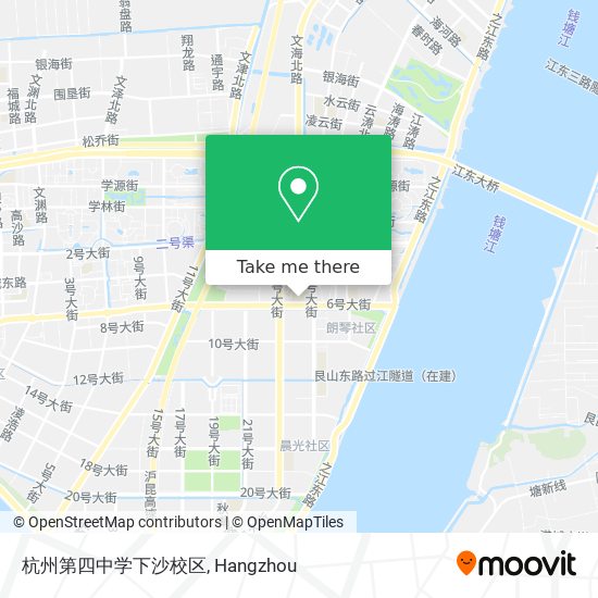 杭州第四中学下沙校区 map