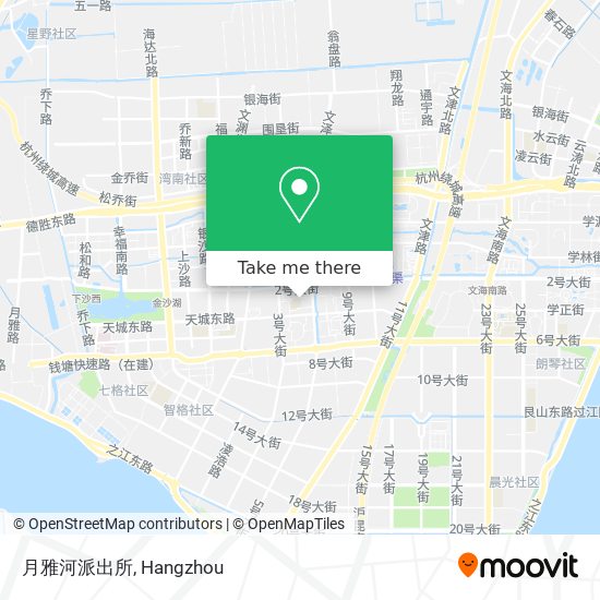 月雅河派出所 map