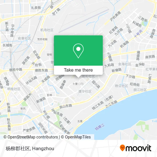 杨柳郡社区 map
