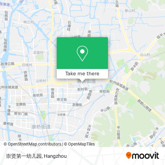 崇贤第一幼儿园 map