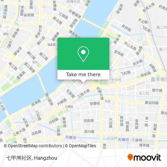 七甲闸社区 map