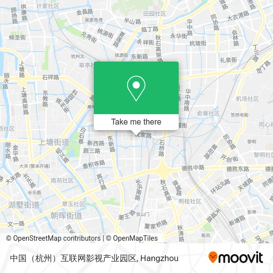 中国（杭州）互联网影视产业园区 map