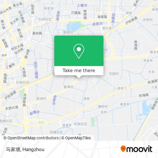 马家塘 map