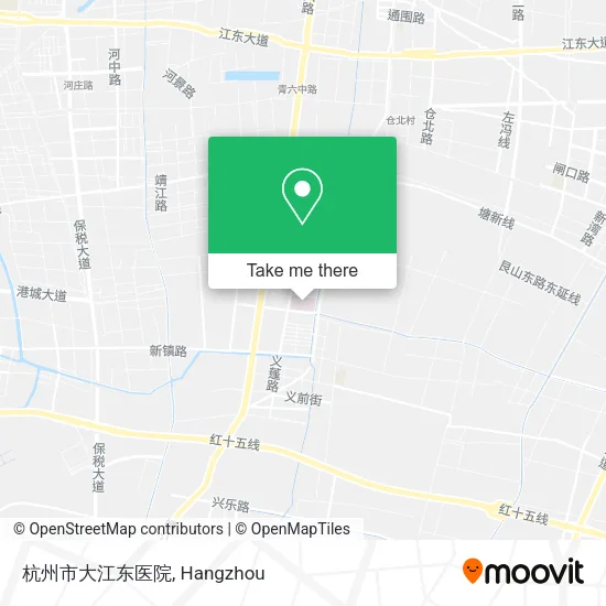 杭州市大江东医院 map