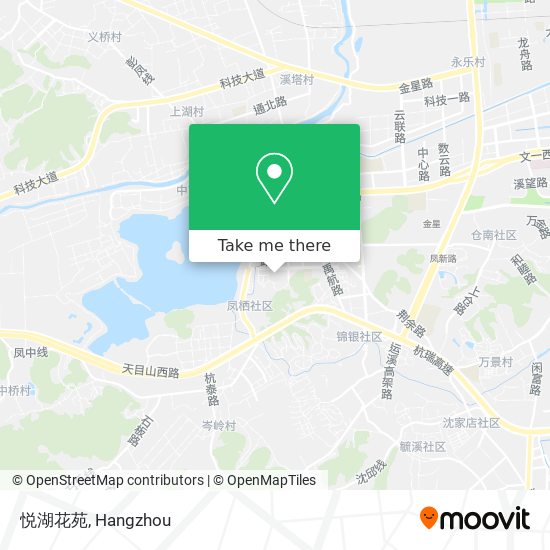 悦湖花苑 map
