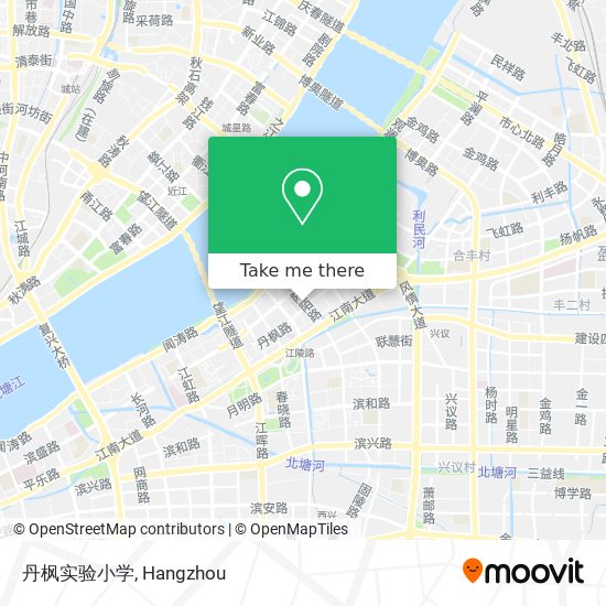 丹枫实验小学 map